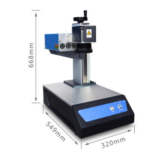 便携桌面式UV紫外激光打标机3瓦UV3W